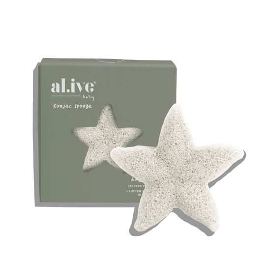 White Baby Konjac Sponge