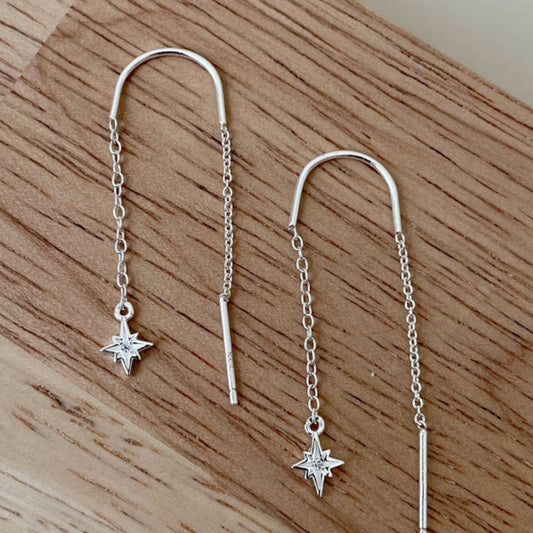 Asteria Earrings- Silver