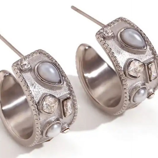 Margot Earrings- Silver